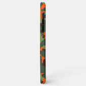 Groene Camo met Safety Blaze Oranje Case-Mate iPhone Case (Achterkant/links)
