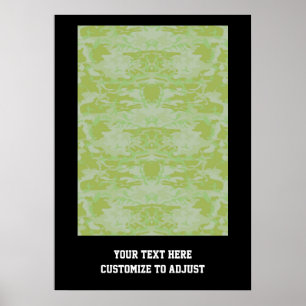 Groene camo poster