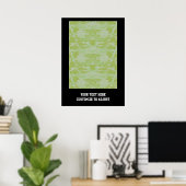 Groene camo poster (Thuiskantoor)