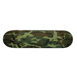 groene camo skateboard