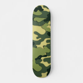 Groene Camo/Skateboard Skateboard
