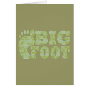 Groene camouflage Bigfoot tekst