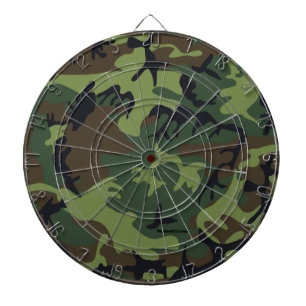 Groene camouflage Dart Board Dartbord