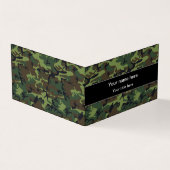 Groene camouflage, leger, leger visitekaartjes (Buitenkant)