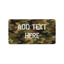Groene camouflage leger militaire labels