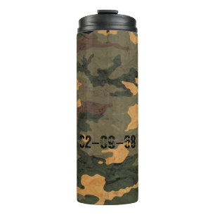Groene camouflage patroon 2020 thermosbeker