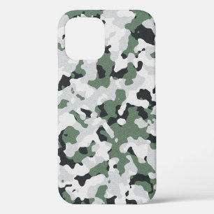 Groene camouflage patroon Hoesje-Mate iPhone case