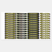 Groene camouflagekleurige jongenskleurcode labels (Vel)