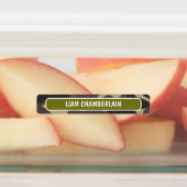 Groene camouflagekleurige jongenskleurcode labels (Aangebracht)
