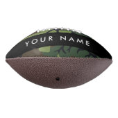 Groene camouflagepatroon, Jouw naam, personalisere American Football (Gedraaid 270)
