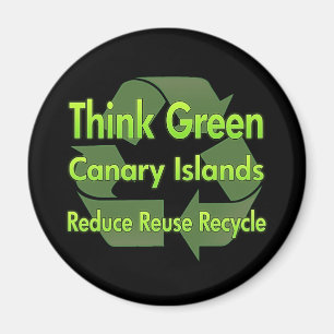 Groene Canarische Eilanden Magneet