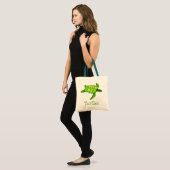 Groene canvas tas (Voorkant (model))