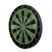 Groene Canvas Textuur Dartbord (Voorkant Rechts)