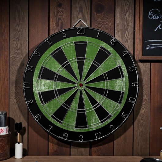 Groene Canvas Textuur Dartbord