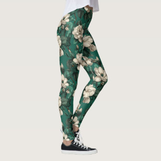 Groene Cardio Gardenias Schitterende Cadeau Voor Leggings