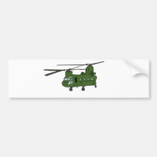 Groene CH-47 Chinese militaire helikopter Bumpersticker