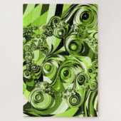 groene chaos puzzel (Verticaal)