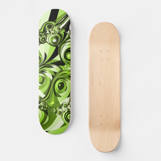 groene chaos skateboard (Voorkant)