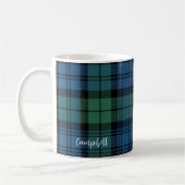 Groene Check geruite rustieke Custom Campbell Tart Koffiemok (Links)