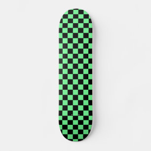 Groene Checkers Skateboard Deck