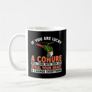 Groene Cheek Conure Parrot Bird Conure Koffiemok