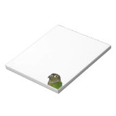 Groene Cheeked Conure Notitieblok (Gedraaid)