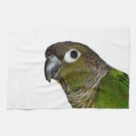 Groene Cheeked Conure Theedoek