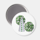 Groene Cheerleader Magneet (Voorkant / Achterkant)