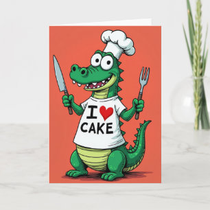 Groene Chefs Verjaardagskaart Kaart
