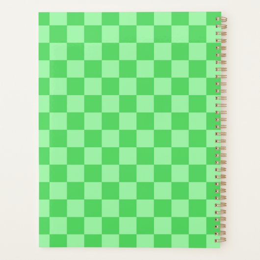 Groene cheque planner (Achterkant)