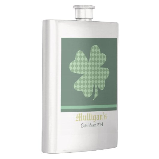 Groene cheques Shamrock Personalized Flacon (Rechts)