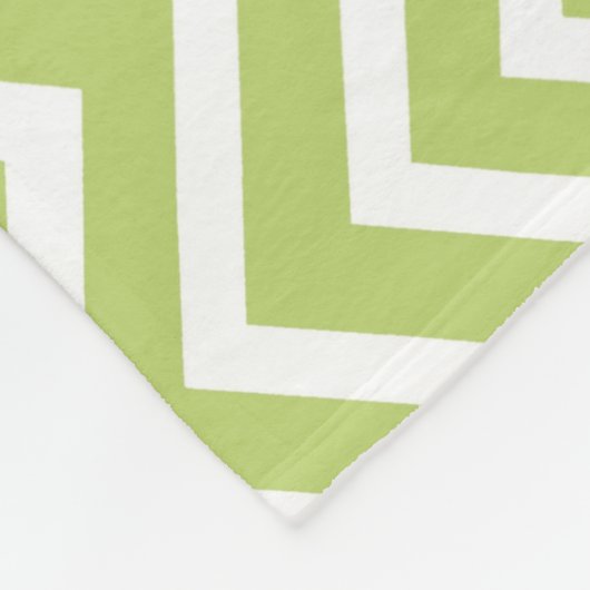 Groene Chevron - Aangepaste fleece Blanket (Hoek)