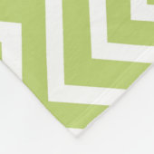 Groene Chevron - Aangepaste fleece Blanket Deken (Hoek)