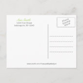 Groene Chevron Oefenavond Uitnodiging Postkaart Briefkaart (Achterkant)