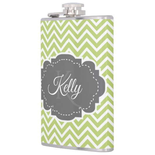 Groene Chevron Persoonlijke fles Heupfles (Links)