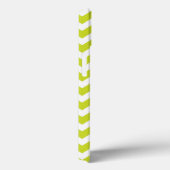 Groene Chevron Stripe Pattern Case-Mate iPhone Case (Achterkant / Rechts)