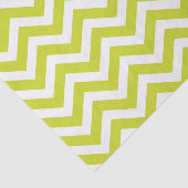 Groene Chevron Stripe Pattern Tissuepapier (Detail)