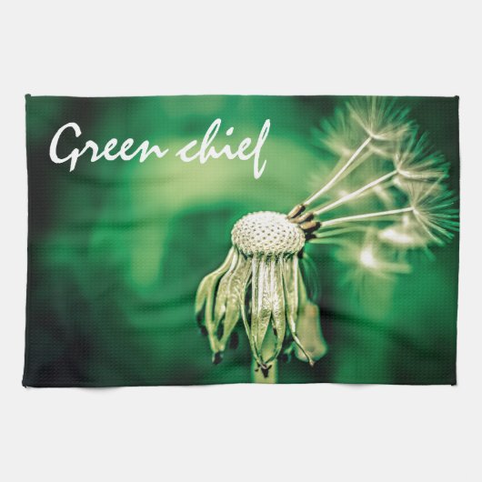 Groene Chief Theedoek (Horizontaal)