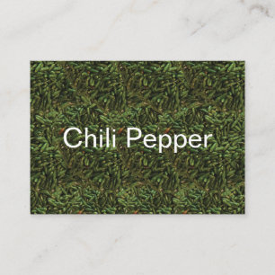 Groene Chili Pepper Patroon Visitekaartje