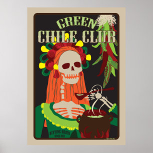 groene chili poster