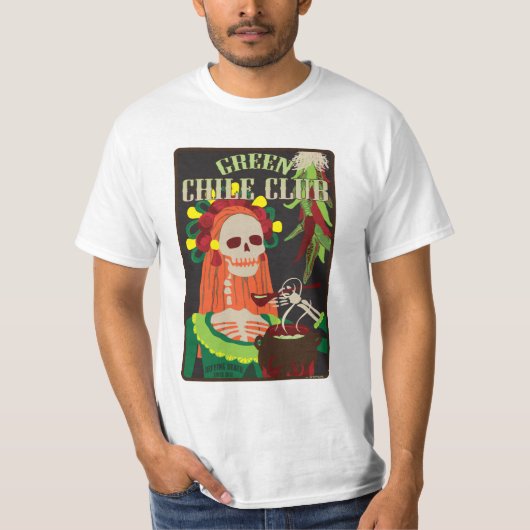 groene chili t-shirt (Voorkant)