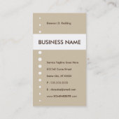 groene chili visitekaartje (Achterkant)