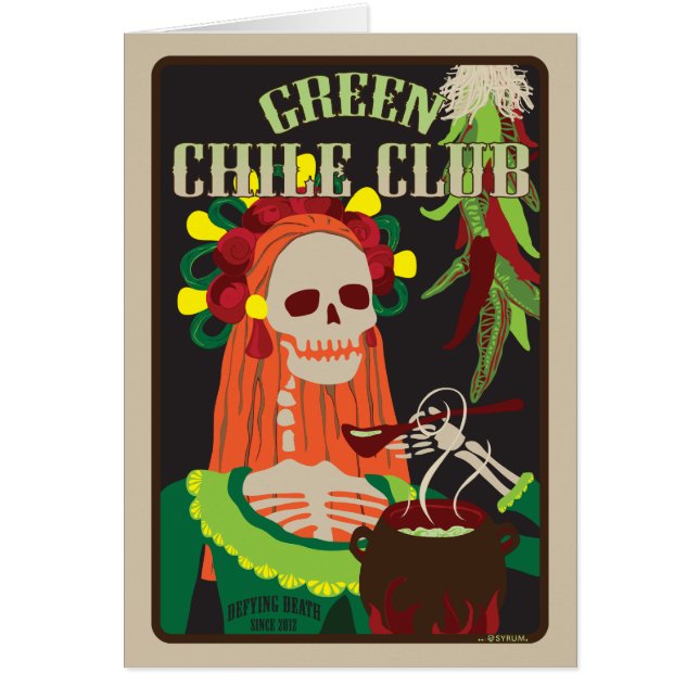 groene chilisclub (Voorkant)