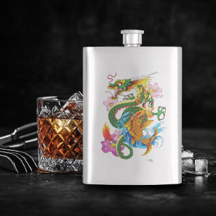 Groene Chinese Draak Koi Flacon