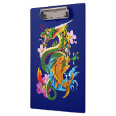 Groene Chinese Draak Koi Klembord (Links)