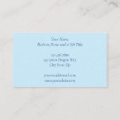 Groene Chinese Draak Koi Visitekaartje (Achterkant)