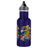 Groene Chinese Draak Koi Waterfles (Rechts)