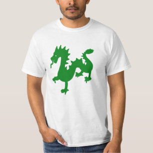 Groene Chinese Draak Zodiac Icon – Maanjaar  T-shirt