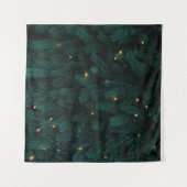 GROENE CHRISTMAS TREE MET LICHTEN WANDKLEED (Voorkant (horizontaal))