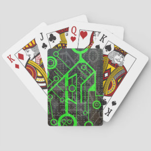 Groene Circuit Pokerkaarten